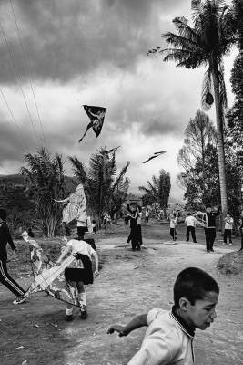 Kids With Kites - Salento, Colombia